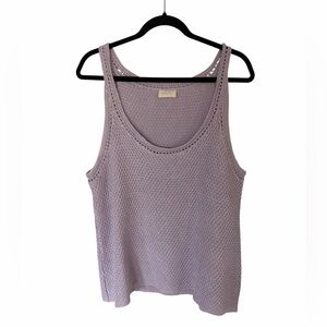 Lavender Knit Tank Top